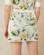 femmes Loeffler Randall nouvelle florale mini-jupe en jacquard Connie vêtements 8HL8245 - Image 3