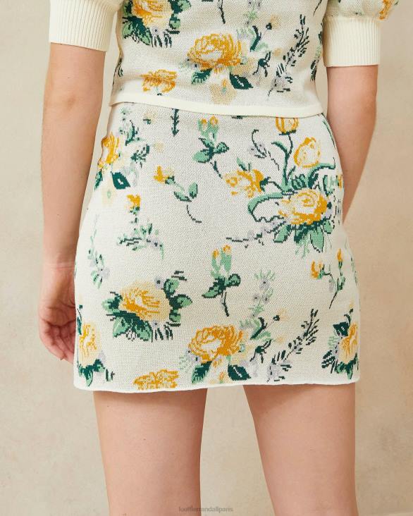 femmes Loeffler Randall nouvelle florale mini-jupe en jacquard Connie vêtements 8HL8245 - Image 3