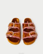 femmes Loeffler Randall ocre/blush sandale à semelle intérieure theo chaussures 8HL8126 - Image 3