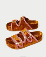 femmes Loeffler Randall ocre/blush sandale à semelle intérieure theo chaussures 8HL8126 - Image 4