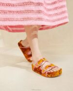 femmes Loeffler Randall ocre/blush sandale à semelle intérieure theo chaussures 8HL8126 - Image 5