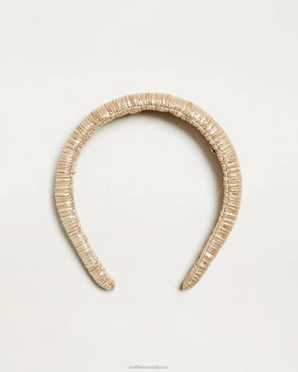 femmes_loeffler_randall_or_bandeau_gonfle_marina_accessoires_8hl8138.jpg femmes Loeffler Randall or bandeau gonflé marina accessoires 8HL8138 - Image 1