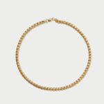 femmes Loeffler Randall or collier chaîne à cadenas allegra accessoires 8HL8409