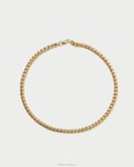 femmes Loeffler Randall or collier chaîne à cadenas allegra accessoires 8HL8409