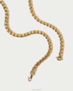 femmes Loeffler Randall or collier chaîne à cadenas allegra accessoires 8HL8409 - Image 3
