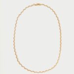 femmes Loeffler Randall or collier vague fritzie accessoires 8HL8403