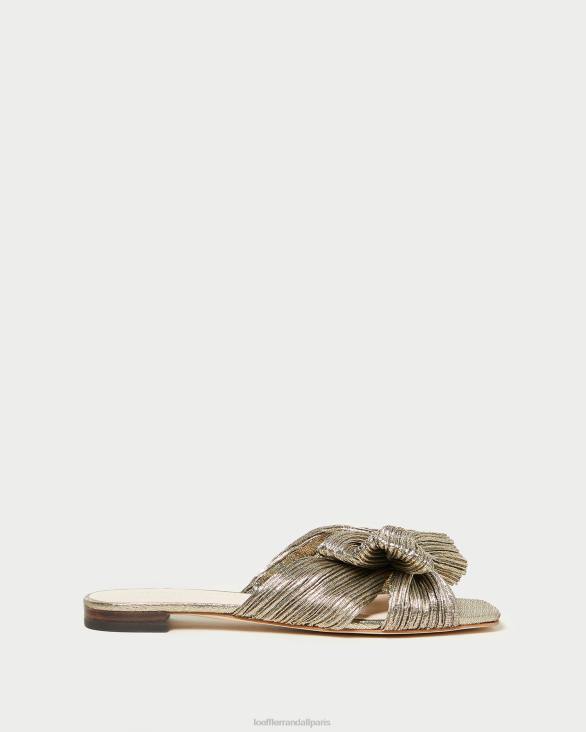 femmes Loeffler Randall or foncé toboggan à arc Daphné chaussures 8HL8115 - Image 2