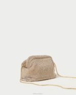 femmes Loeffler Randall or pochette à cadre en diamant doreen Sacs 8HL8337 - Image 2