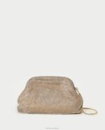 femmes Loeffler Randall or pochette à cadre en diamant doreen Sacs 8HL8337