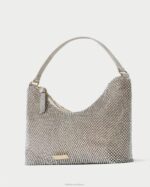 femmes Loeffler Randall or sac baguette cam à diamants Sacs 8HL8399 - Image 2