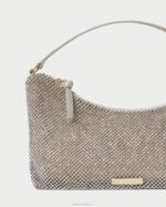 femmes Loeffler Randall or sac baguette cam à diamants Sacs 8HL8399 - Image 4