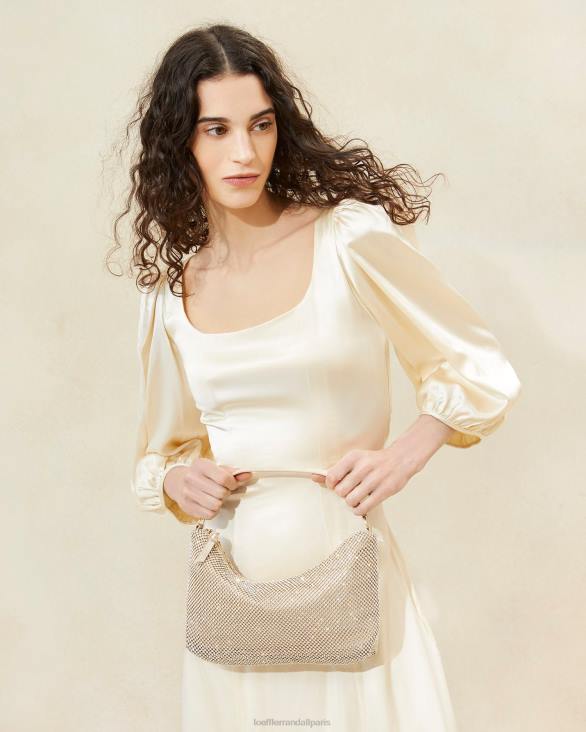 femmes Loeffler Randall or sac baguette cam à diamants Sacs 8HL8399 - Image 5