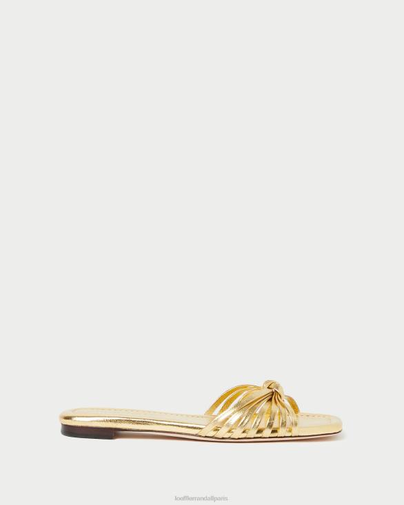 femmes Loeffler Randall or sandale à nœud izzie chaussures 8HL8127 - Image 2