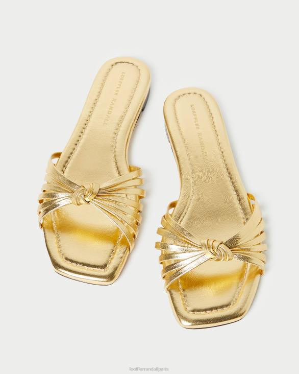 femmes Loeffler Randall or sandale à nœud izzie chaussures 8HL8127 - Image 3