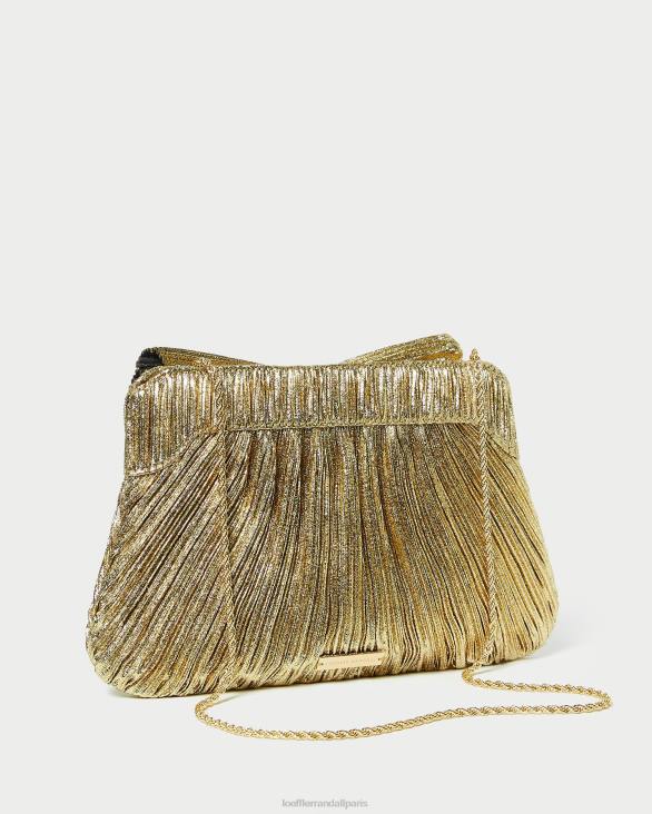 femmes Loeffler Randall oro pochette à nœud Rayne Sacs 8HL8384 - Image 3