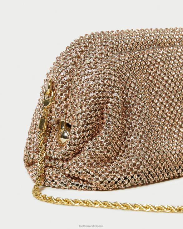 femmes Loeffler Randall pêche clair mini pochette doris à strass Sacs 8HL8369 - Image 4