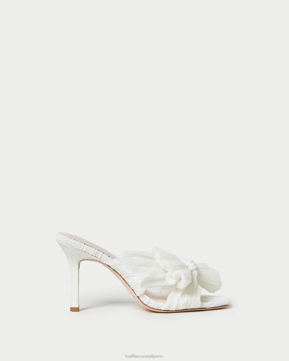 femmes Loeffler Randall perle mule à nœud plissé Claudia chaussures 8HL873 - Image 2