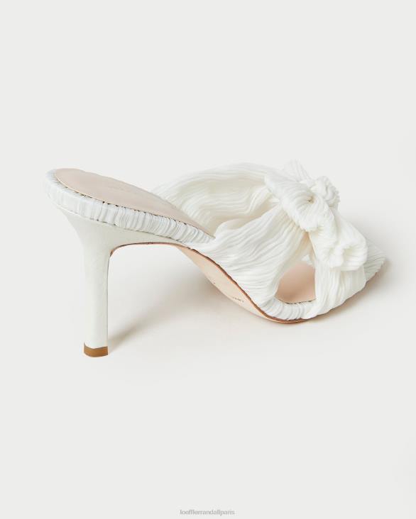 femmes Loeffler Randall perle mule à nœud plissé Claudia chaussures 8HL873 - Image 4