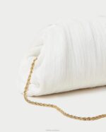 femmes Loeffler Randall perle pochette dôme plissée Bailey Sacs 8HL8360 - Image 3