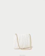 femmes Loeffler Randall perle pochette plissée plate brit Sacs 8HL8362 - Image 2