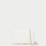 femmes Loeffler Randall perle pochette plissée plate brit Sacs 8HL8362