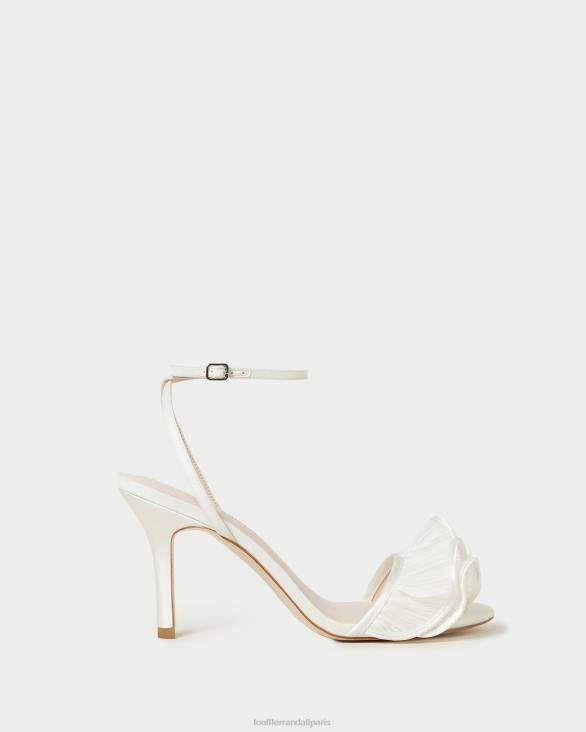 femmes Loeffler Randall perle sandale à talon et volants Estella chaussures 8HL842 - Image 2