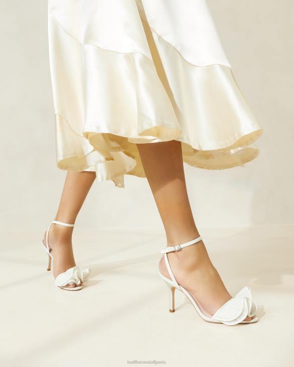 femmes Loeffler Randall perle sandale à talon et volants Estella chaussures 8HL842 - Image 5
