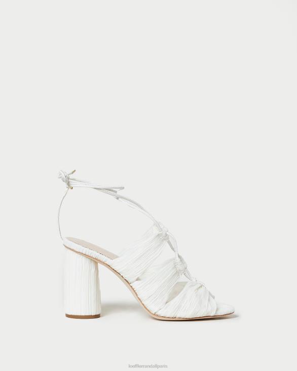 femmes Loeffler Randall perle sandale plissée à lacets teresa chaussures 8HL883 - Image 2