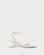 femmes Loeffler Randall perle talon torsadé plissé raegan chaussures 8HL833 - Image 2
