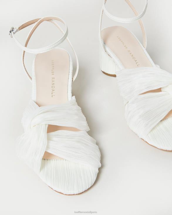 femmes Loeffler Randall perle talon torsadé plissé raegan chaussures 8HL833 - Image 3