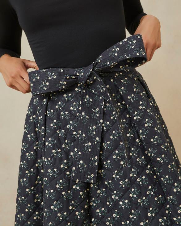 femmes Loeffler Randall petites fleurs noires jupe matelassée Leigh vêtements 8HL8237 - Image 2