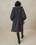 femmes Loeffler Randall petites fleurs noires robe manteau nari vêtements 8HL8179 - Image 3
