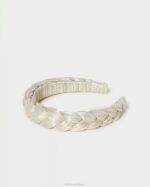femmes Loeffler Randall platine bandeau tressé lilas accessoires 8HL8140 - Image 2