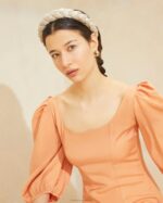 femmes Loeffler Randall platine bandeau tressé lilas accessoires 8HL8140 - Image 3