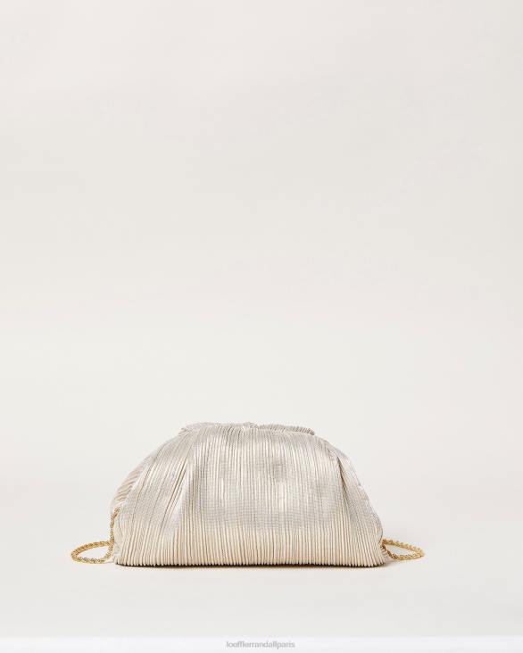 femmes_loeffler_randall_platine_pochette_dome_plissee_bailey_sacs_8hl8357.jpg femmes Loeffler Randall platine pochette dôme plissée Bailey Sacs 8HL8357 - Image 1