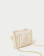 femmes Loeffler Randall platine pochette rochelle à petit nœud Sacs 8HL8342 - Image 3