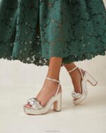 femmes Loeffler Randall prosecco talon plateforme fae chaussures 8HL836 - Image 5