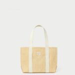 femmes Loeffler Randall raphia naturel cabas moyen bennett Sacs 8HL8316