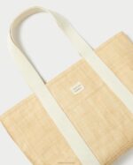 femmes Loeffler Randall raphia naturel cabas moyen bennett Sacs 8HL8316 - Image 3