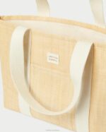 femmes Loeffler Randall raphia naturel cabas moyen bennett Sacs 8HL8316 - Image 4