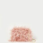 femmes Loeffler Randall rougir pochette mini plumes zahara Sacs 8HL8343
