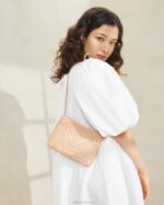 femmes Loeffler Randall sable du désert sac à bandoulière tissé marison Sacs 8HL8325 - Image 5