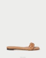 femmes Loeffler Randall sable foncé sandale tressée jackson chaussures 8HL8107 - Image 2