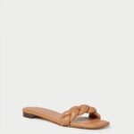 femmes Loeffler Randall sable foncé sandale tressée jackson chaussures 8HL8107