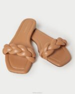 femmes Loeffler Randall sable foncé sandale tressée jackson chaussures 8HL8107 - Image 3