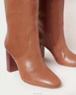 femmes Loeffler Randall safari botte haute dorée chaussures 8HL8278 - Image 3