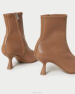 femmes Loeffler Randall safari bottines à talon incurvé Thandy chaussures 8HL8292 - Image 4