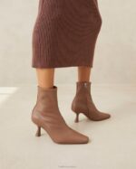 femmes Loeffler Randall safari bottines à talon incurvé Thandy chaussures 8HL8292 - Image 5