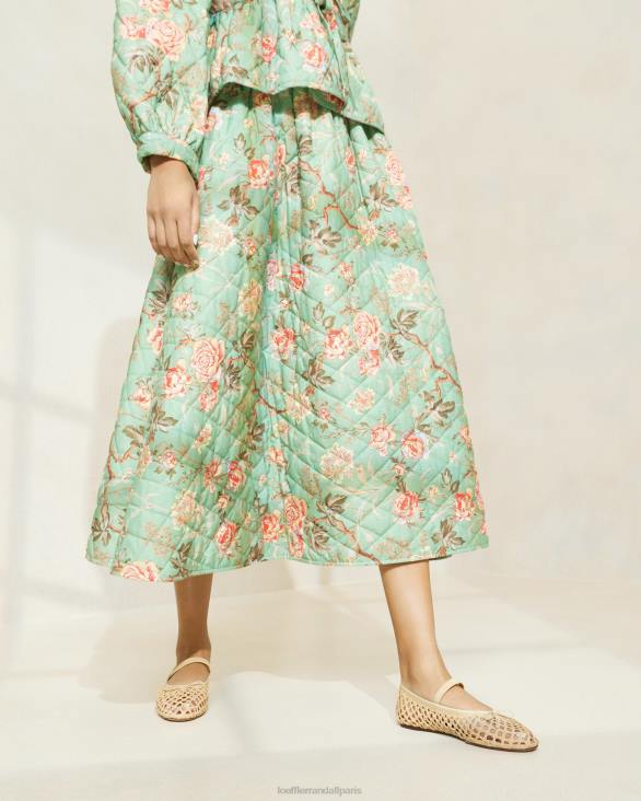 femmes Loeffler Randall sauge botanique florale veste nouée sur le devant donna vêtements 8HL8254 - Image 2