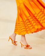 femmes Loeffler Randall souci talon à nœud margi chaussures 8HL893 - Image 5